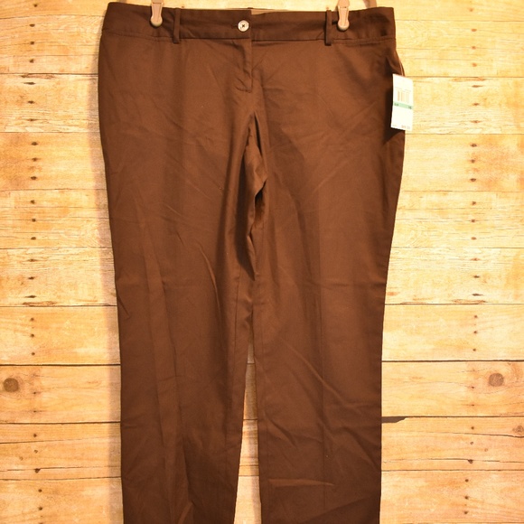 NWT Michael Kors Chocolate Chino Pants - Picture 1 of 2